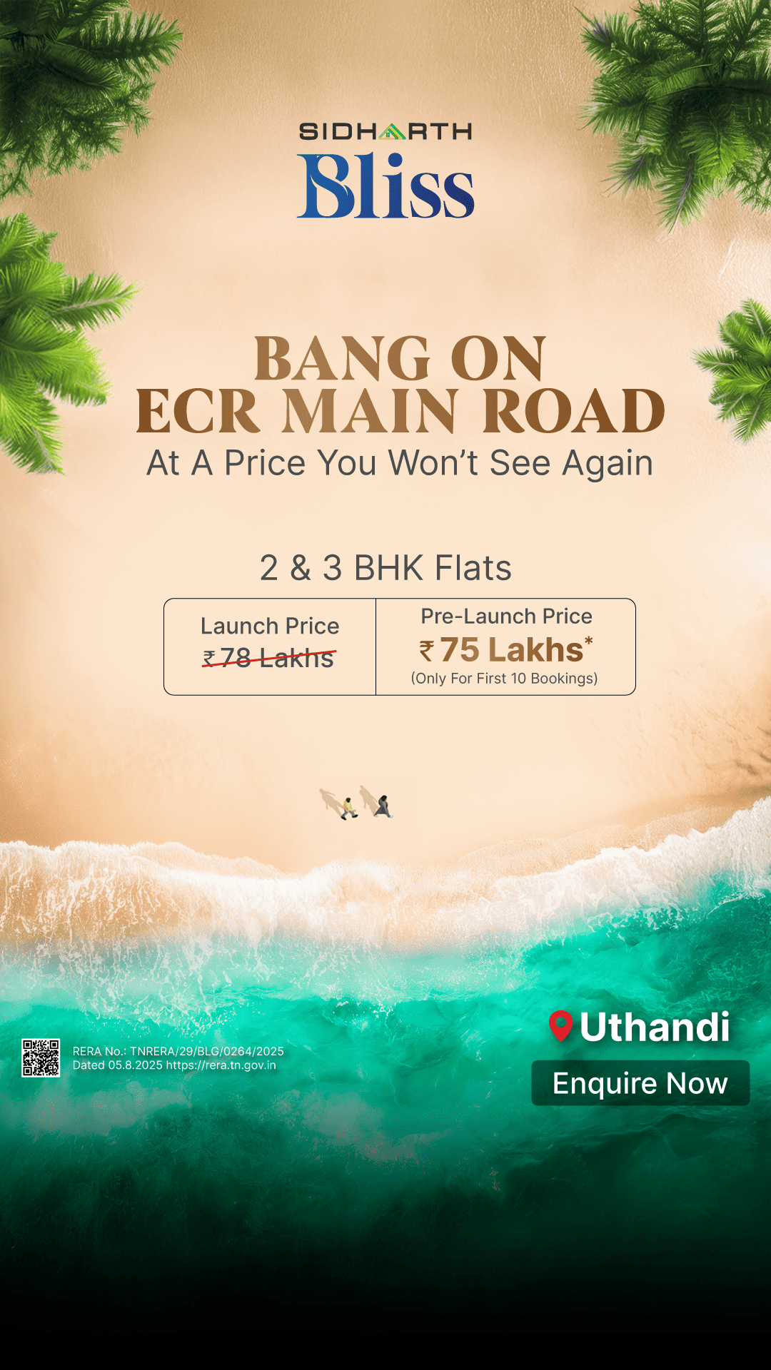 Sidharth Bliss, Apartments in uthandi